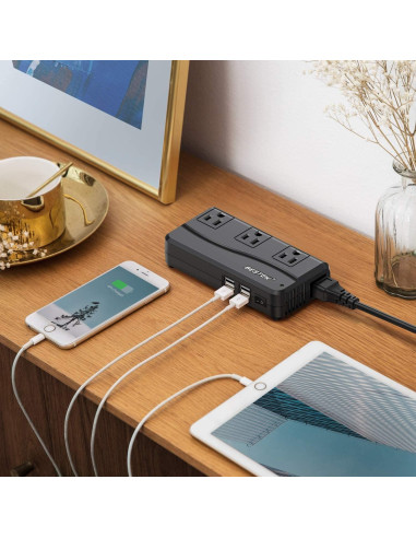 Adaptador de Viaje Universal BESTEK 220V a 110V con USB