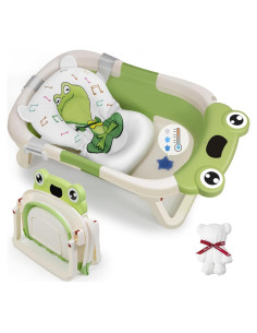 Bañera Plegable DEANIC Verde para Bebés 0-24 Meses