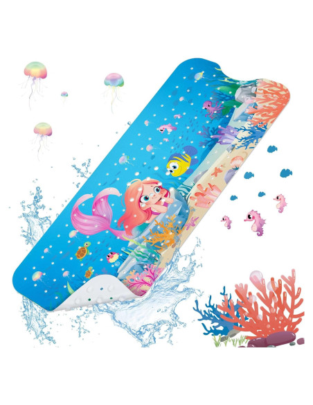 Alfombrilla de Baño Antideslizante SHUCHING Sirena 101.6x40.6cm Alfombrilla de Baño Antideslizante SHUCHING Sirena 101.6x40.6cm