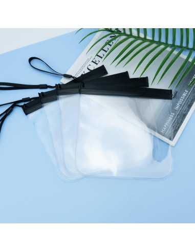 Bolsas Transparentes de Seguridad Quacc 4 PCS 20x20 cm Reutilizables