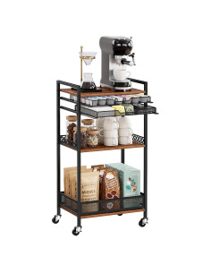 Organizador de Café Plaviya con Ruedas y 5 Niveles para K Cup
