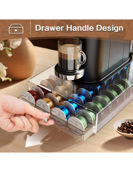 Soporte Acrílico Genew para 40 Cápsulas Nespresso Vertuo Soporte Acrílico Genew para 40 Cápsulas Nespresso Vertuo