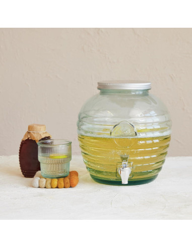 Dispensador de Bebidas de Vidrio Recuperado Creative Co-Op 30L