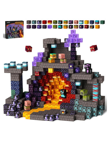 Juego de Bloques Magnéticos GobiDex 100 Piezas - Cueva