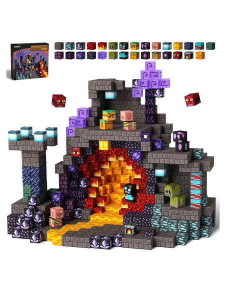 Juego de Bloques Magnéticos GobiDex 100 Piezas - Cueva Juego de Bloques Magnéticos GobiDex 100 Piezas - Cueva