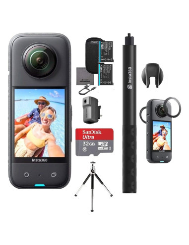 Cámara de Acción Insta360 X3 72MP 5.7K 360 Impermeable