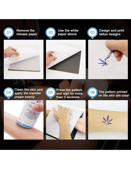 Kit de Práctica de Tatuaje Gakonp 85PCS con Piel Falsa y Suministros Kit de Práctica de Tatuaje Gakonp 85PCS con Piel Falsa y Suministros