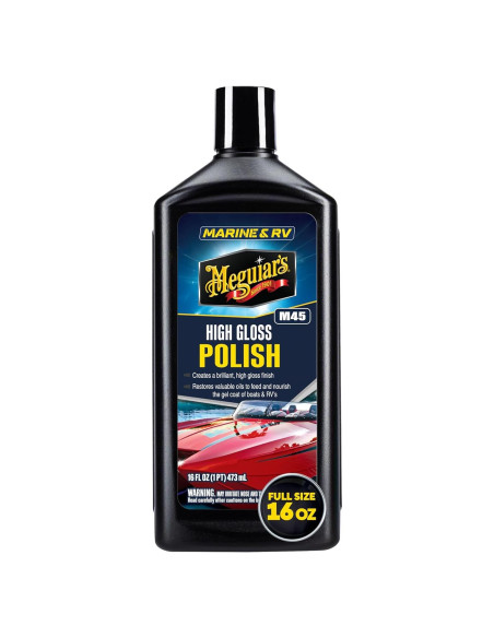 Pulidor de Alto Brillo Meguiar's M4516 para Barcos y RV - 16 Oz Pulidor de Alto Brillo Meguiar's M4516 para Barcos y RV - 16 Oz