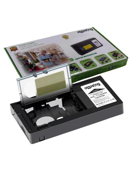 Adaptador de casete VHS-C a VHS motorizado Ottosing - 306g Adaptador de casete VHS-C a VHS motorizado Ottosing - 306g