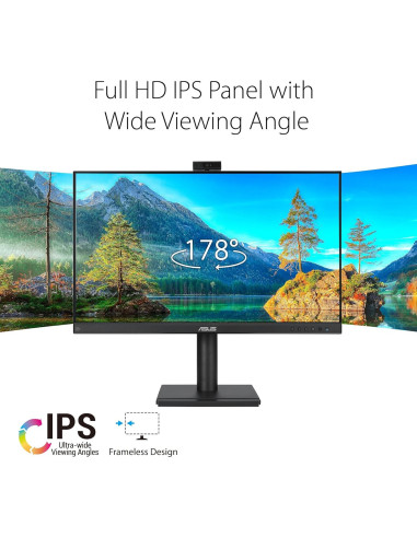 Monitor ASUS BE249QFK 24" Full HD 100Hz Webcam Micrófonos
