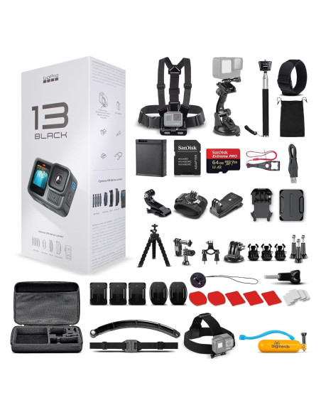 GoPro HERO13 Black - Cámara de Acción 5.3K, 27MP, Estabilización GoPro HERO13 Black - Cámara de Acción 5.3K, 27MP, Estabilización
