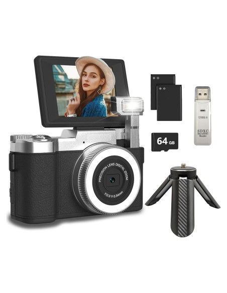 Cámara Digital 4K GUEDIEO R2L 48MP Pantalla 7.1cm Zoom 18X Cámara Digital 4K GUEDIEO R2L 48MP Pantalla 7.1cm Zoom 18X