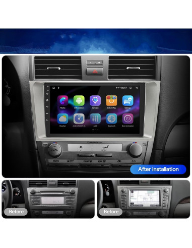 Estéreo de Coche Android 13 Binize 9" para Toyota Camry 2006-2011