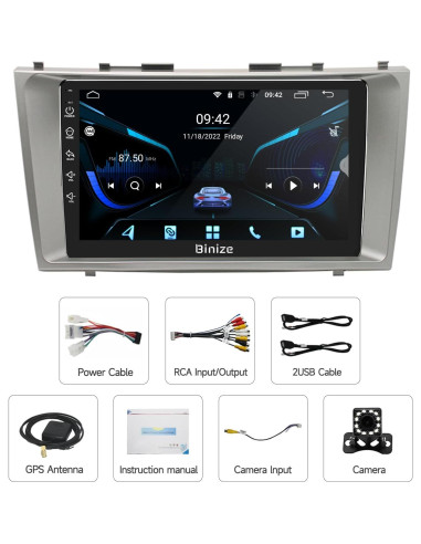 Estéreo de Coche Android 13 Binize 9" para Toyota Camry 2006-2011
