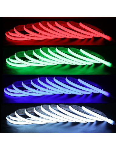 Tira LED COB 5m 24V RGBWW WS2811 Impermeable IP67