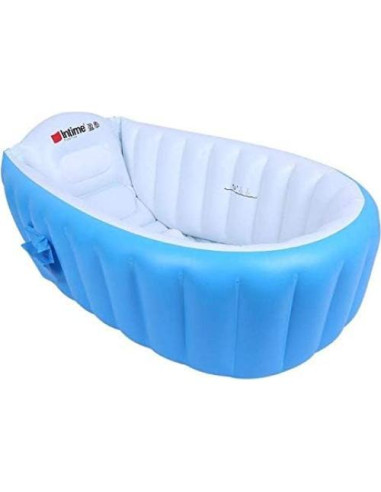 Bañera Inflable Plegable para Bebés Xin-Aly005 Azul 90x60 cm