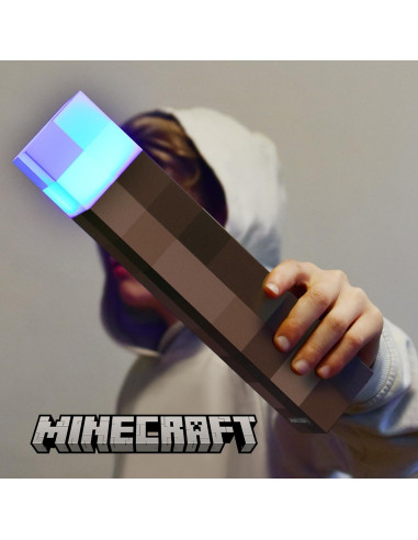 Linterna LED Minecraft Phoenix Group AG 28 cm Carga USB