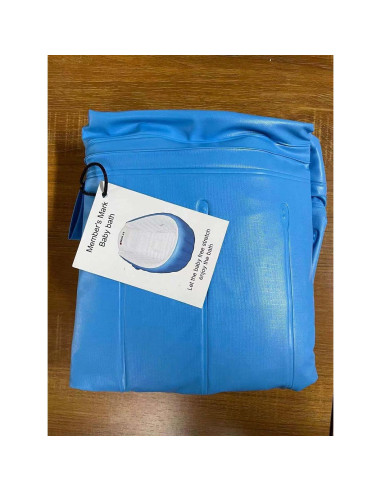 Bañera Inflable Plegable para Bebés Xin-Aly005 Azul 90x60 cm