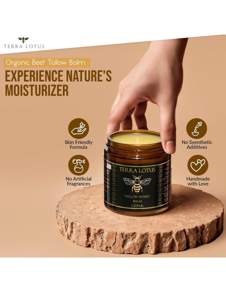 Bálsamo Hidratante Terra Lotus 113g Sebo de Res Orgánico Cítricos Bálsamo Hidratante Terra Lotus 113g Sebo de Res Orgánico Cítricos