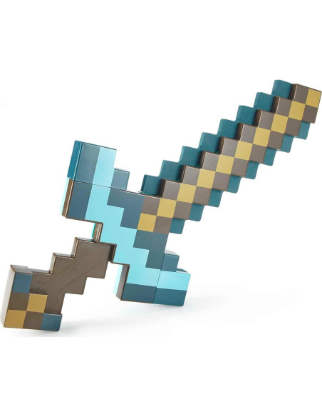 Juego de Espada y Pico Mattel Minecraft 2 en 1 para Niños Juego de Espada y Pico Mattel Minecraft 2 en 1 para Niños