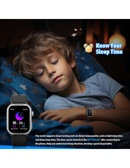 Reloj Inteligente para Niños JOYELE H96 Negro, 19 Modos Deportivos Reloj Inteligente para Niños JOYELE H96 Negro, 19 Modos Deportivos