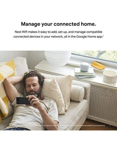Punto de Acceso Adicional Google Nest WiFi AC2200 Arena