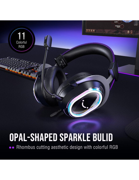 Auriculares Gaming FIFINE H13BP USB 7.1 RGB - Micrófono NC Auriculares Gaming FIFINE H13BP USB 7.1 RGB - Micrófono NC
