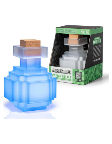 Botella de Poción LED Cambiante de Color Minecraft 16.5 cm