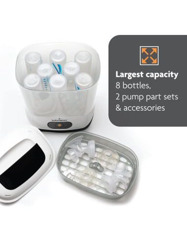 Esterilizador Eléctrico Baby Brezza 4 en 1 para Biberones