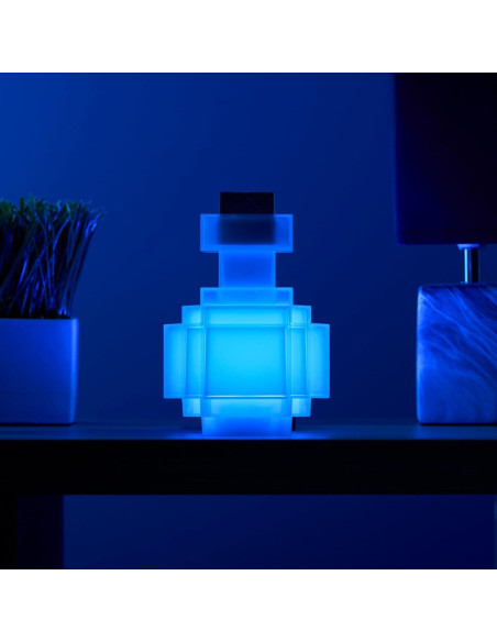 Botella de Poción LED Cambiante de Color Minecraft 16.5 cm Botella de Poción LED Cambiante de Color Minecraft 16.5 cm