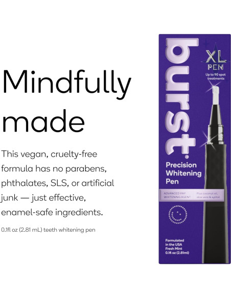 Bolígrafo Blanqueador Burst 9% HP, 45 Tratamientos, Vegano Bolígrafo Blanqueador Burst 9% HP, 45 Tratamientos, Vegano