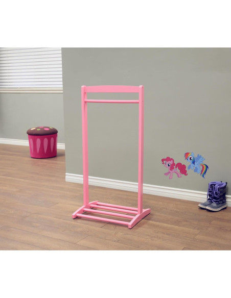 Perchero para Ropa de Niños Frenchi Furniture Rosa 50x40x110cm Perchero para Ropa de Niños Frenchi Furniture Rosa 50x40x110cm