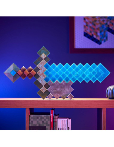 Réplica de Espada de Diamante Minecraft 50.8 cm La Colección Noble