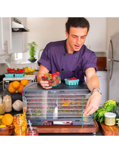Deshidratador de Alimentos Brod & Taylor Sahara 7 Estantes Acero Inoxidable Deshidratador de Alimentos Brod & Taylor Sahara 7 Estantes Acero Inoxidable