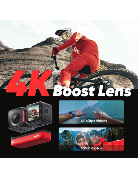 Cámara de acción Insta360 ONE RS Twin 4K 60fps y 360 5.7K Cámara de acción Insta360 ONE RS Twin 4K 60fps y 360 5.7K