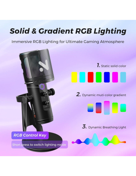 Kit de Streaming NearStream: Captura 1080p, Micrófono RGB, Webcam 4K Kit de Streaming NearStream: Captura 1080p, Micrófono RGB, Webcam 4K