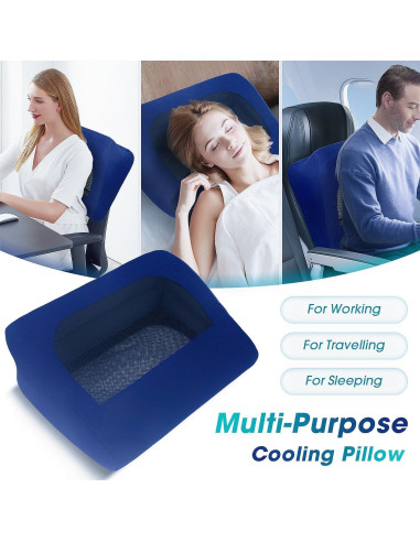 Almohada Inflable Portabuddy PB-107 para Camping y Viajes