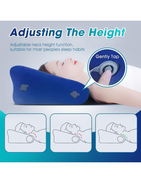 Almohada Inflable Portabuddy PB-107 para Camping y Viajes Almohada Inflable Portabuddy PB-107 para Camping y Viajes