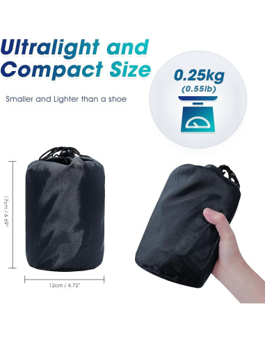 Almohada Inflable Portabuddy PB-107 para Camping y Viajes