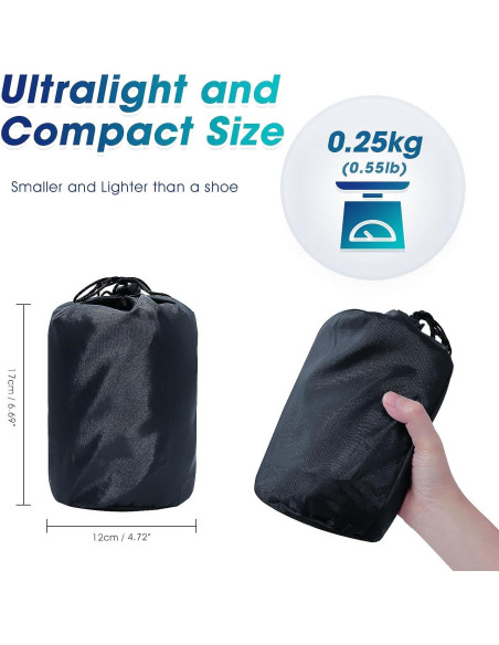 Almohada Inflable Portabuddy PB-107 para Camping y Viajes Almohada Inflable Portabuddy PB-107 para Camping y Viajes