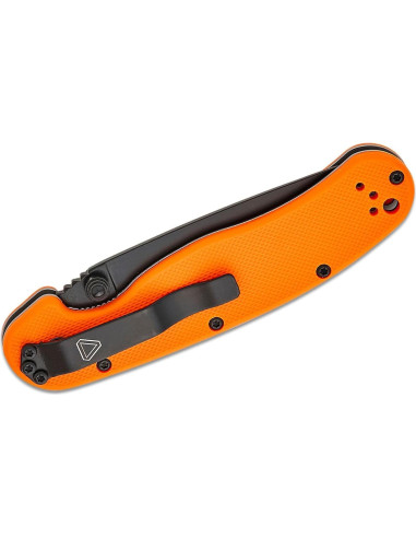 Cuchillo Plegable Ontario Knife Rat II Linerlock Naranja