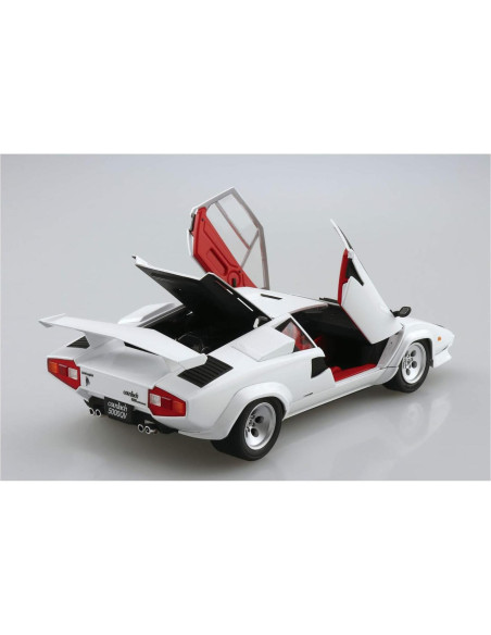 Kit de Modelo Aoshima Lamborghini Countach 5000QV 1:24 Kit de Modelo Aoshima Lamborghini Countach 5000QV 1:24