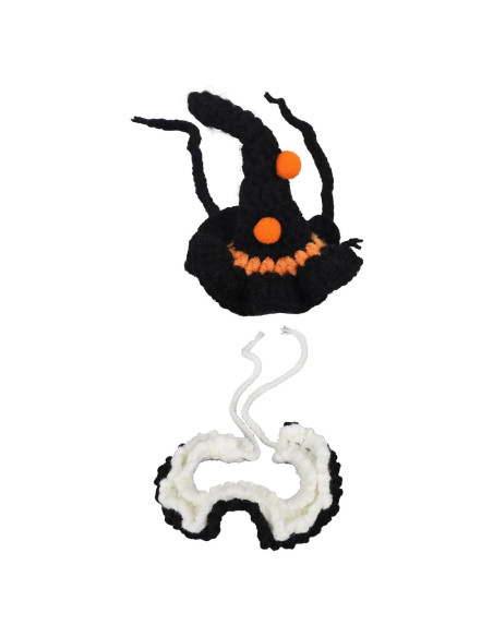 Disfraz de Muñeca Halloween Goktvai Sombrero y Babero 17cm Disfraz de Muñeca Halloween Goktvai Sombrero y Babero 17cm