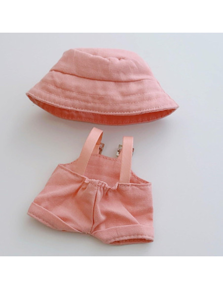 Conjunto de Ropa de Muñeca Hecho a Mano Rosa 17cm - LABUBU Conjunto de Ropa de Muñeca Hecho a Mano Rosa 17cm - LABUBU