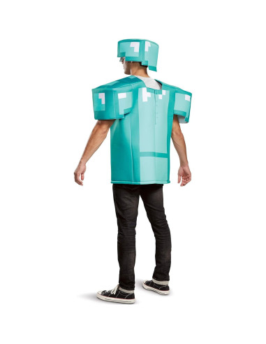Disfraz Hombre Minecraft Armadura Clásica Talla Única