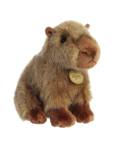 Peluche Capibara Realista Aurora Miyoni 12.7 cm Marrón