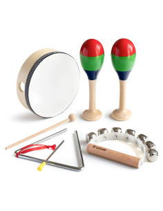 Set de Instrumentos Musicales de Percusión MUSICUBE 7 PZS