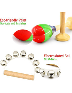 Set de Instrumentos Musicales de Percusión MUSICUBE 7 PZS 2