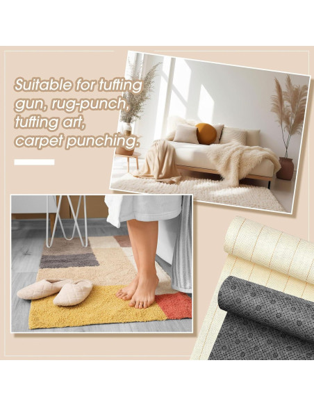 Kit de Tufting para Alfombras Tudomro 2x2m con Accesorios Kit de Tufting para Alfombras Tudomro 2x2m con Accesorios