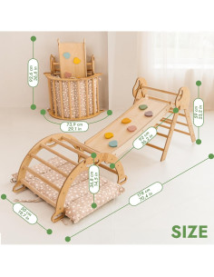 Set de Juguetes de Escalada Montessori Goodevas 5 en 1 2